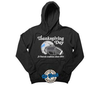 Thanksgiving Day Detroit Tradition Pullover Hoodie