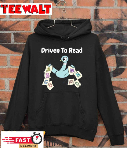 Driven To Read Pigeon Library Reading Books Reader T-Shirt