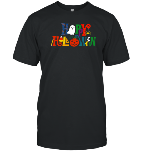 Colorful Happy Halloween T-Shirt