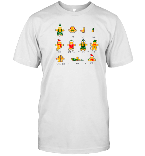 Learn Math With The Gingerbread Man Teacher T-Shirt