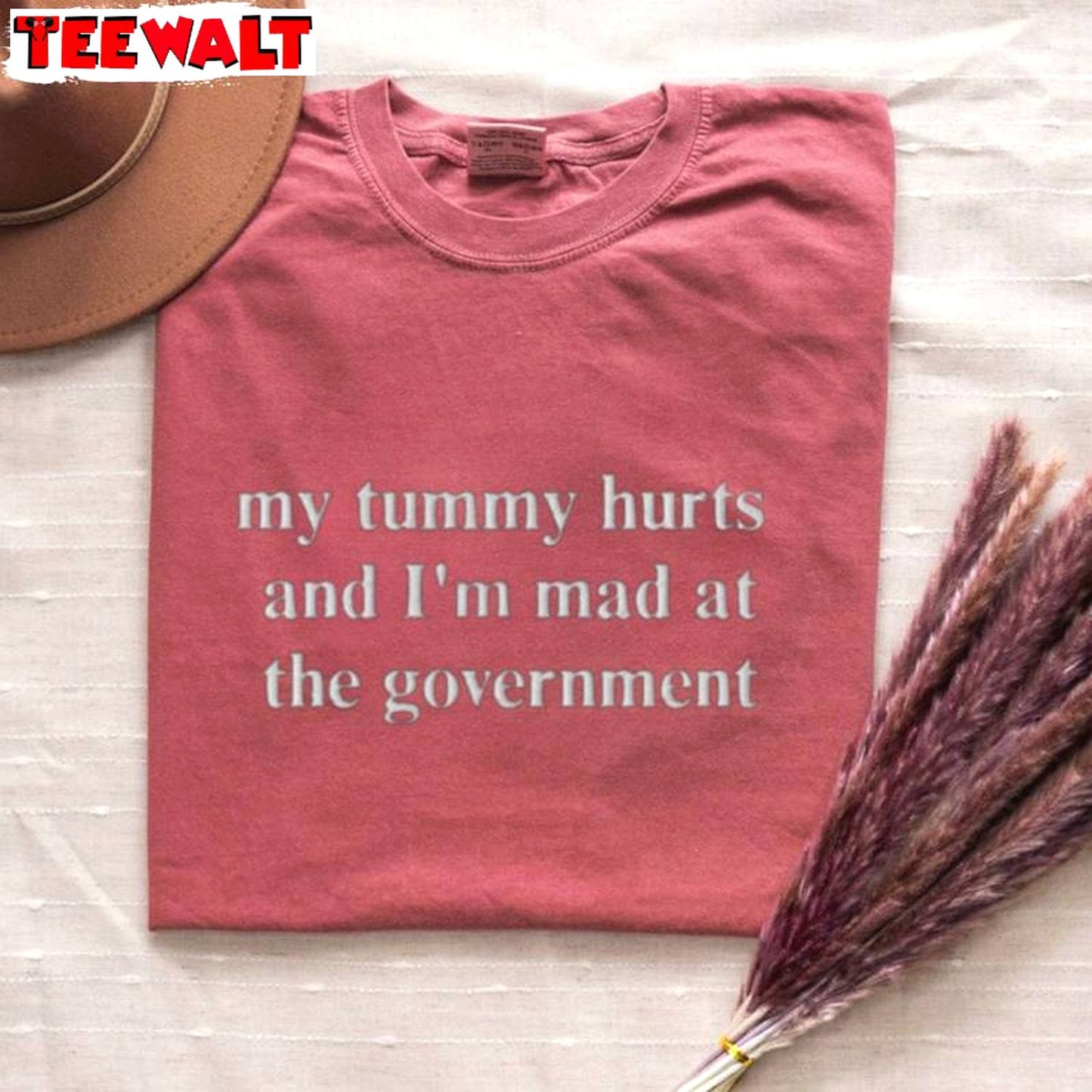 Comfort My Tummy Hurts And I'm Mad At The Government Shirt, Tummy Hurts Sweater