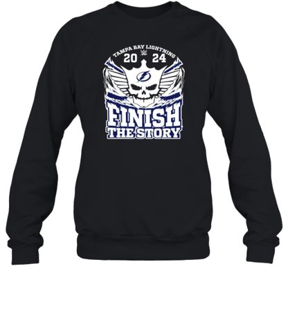 Cody Rhodes X Tampa Bay Lightning 2024 Finish The Story T-Shirt