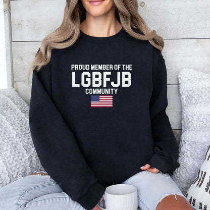 American Flag Proud Member Of The LGBFJB Community T Shirt