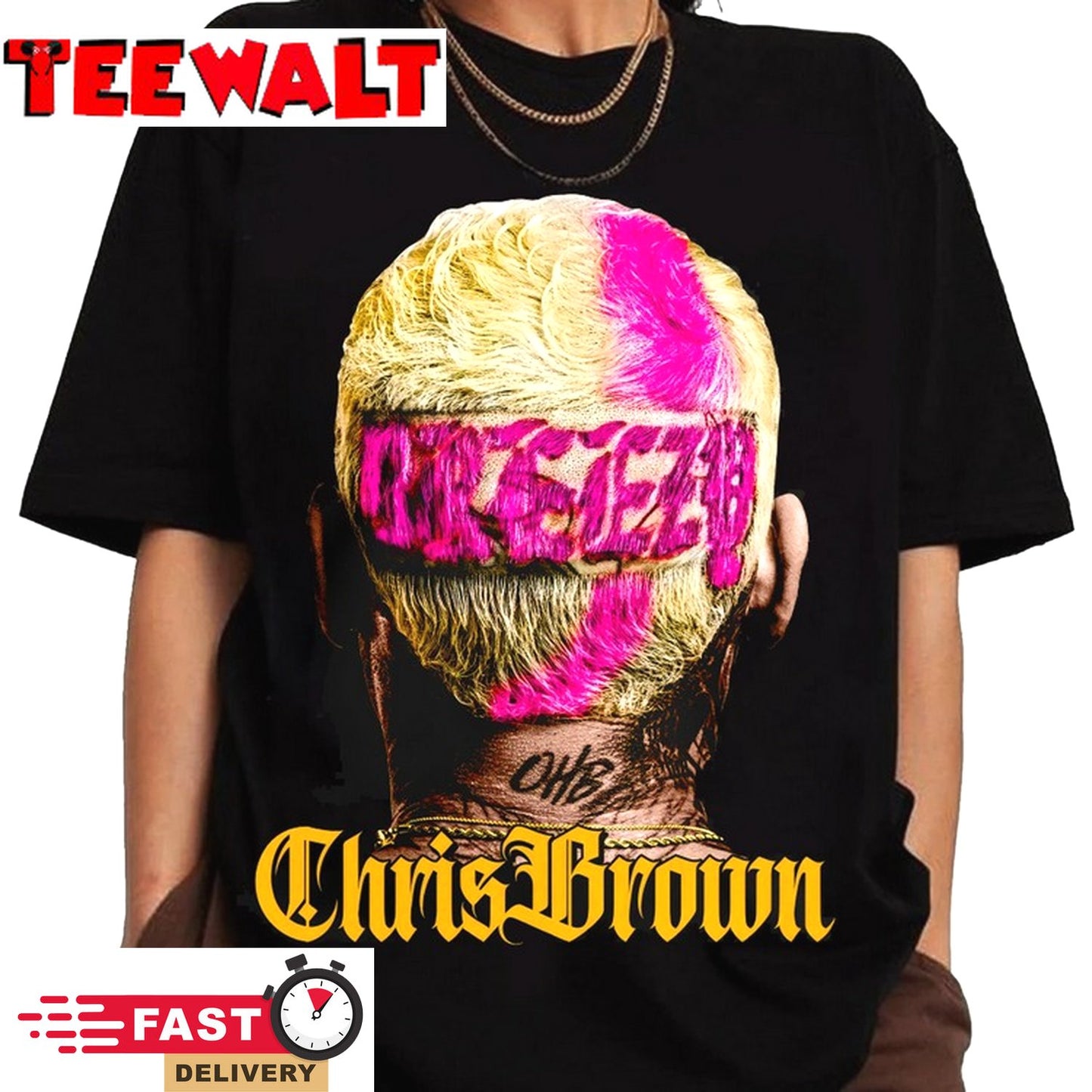 Chris Brown 1111 Tour 2024 Fan Concert Shirt