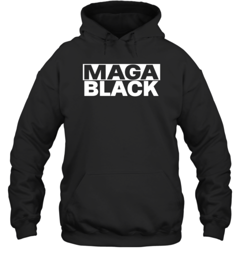 Zeek Arkham Wearing Maga Black T-Shirt