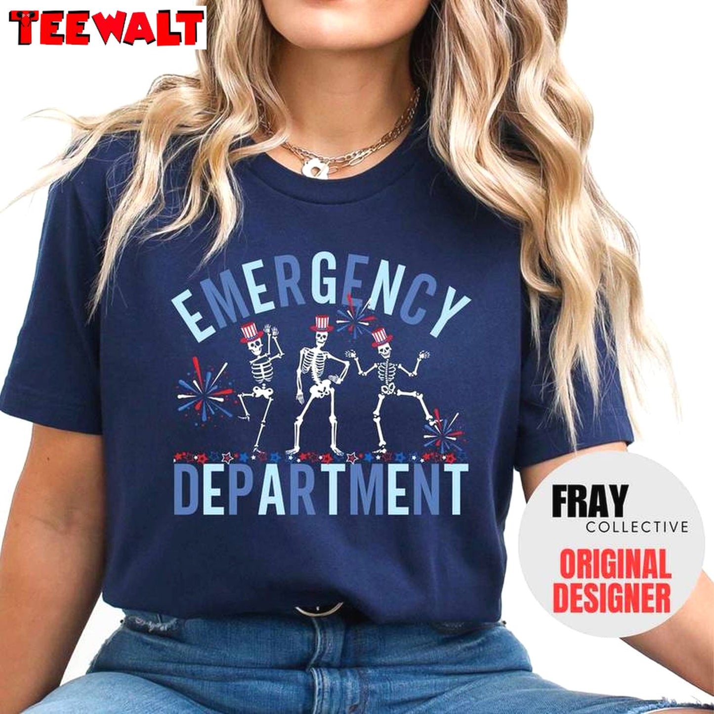 Independence Day Unisex Hoodie, Trendy Emergency Department 4th Of July