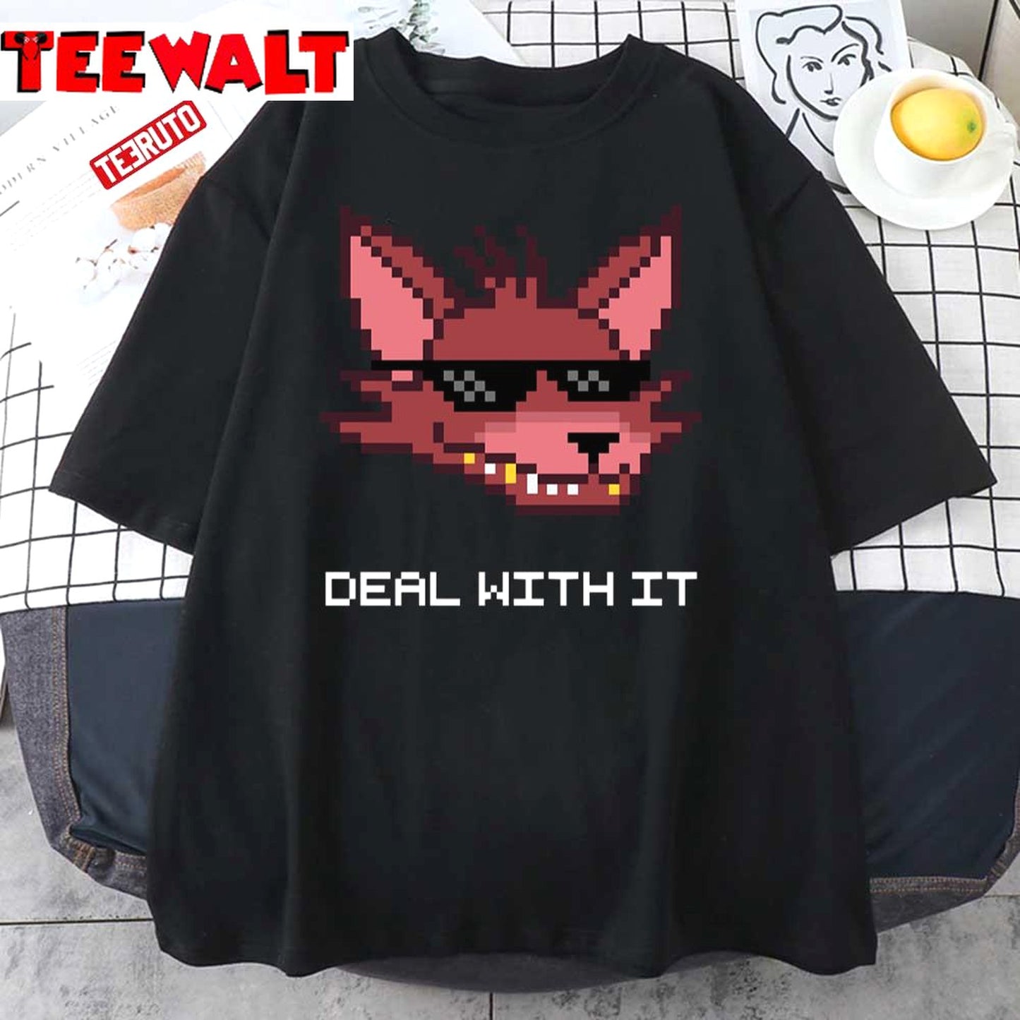 Foxy Deal With It Five Nights At Freddy's Fnaf Unisex T-Shirt