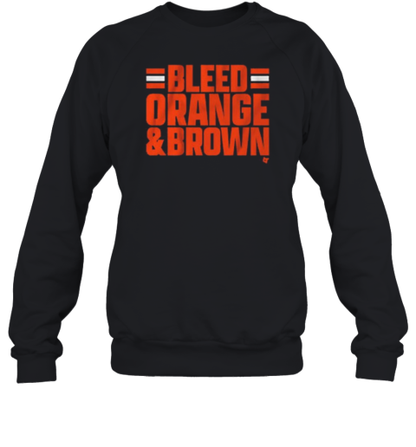 Cleveland Football Bleed Orange T-Shirt