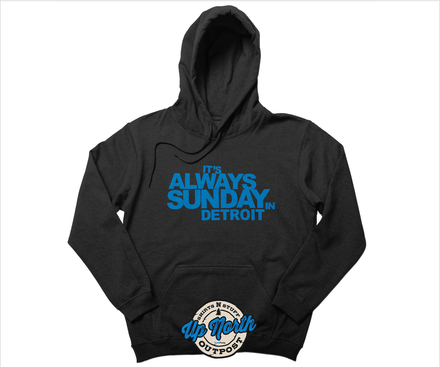 Its Always Sunday In Detroit Football Premium Hoodie