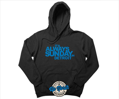 Its Always Sunday In Detroit Football Premium Hoodie