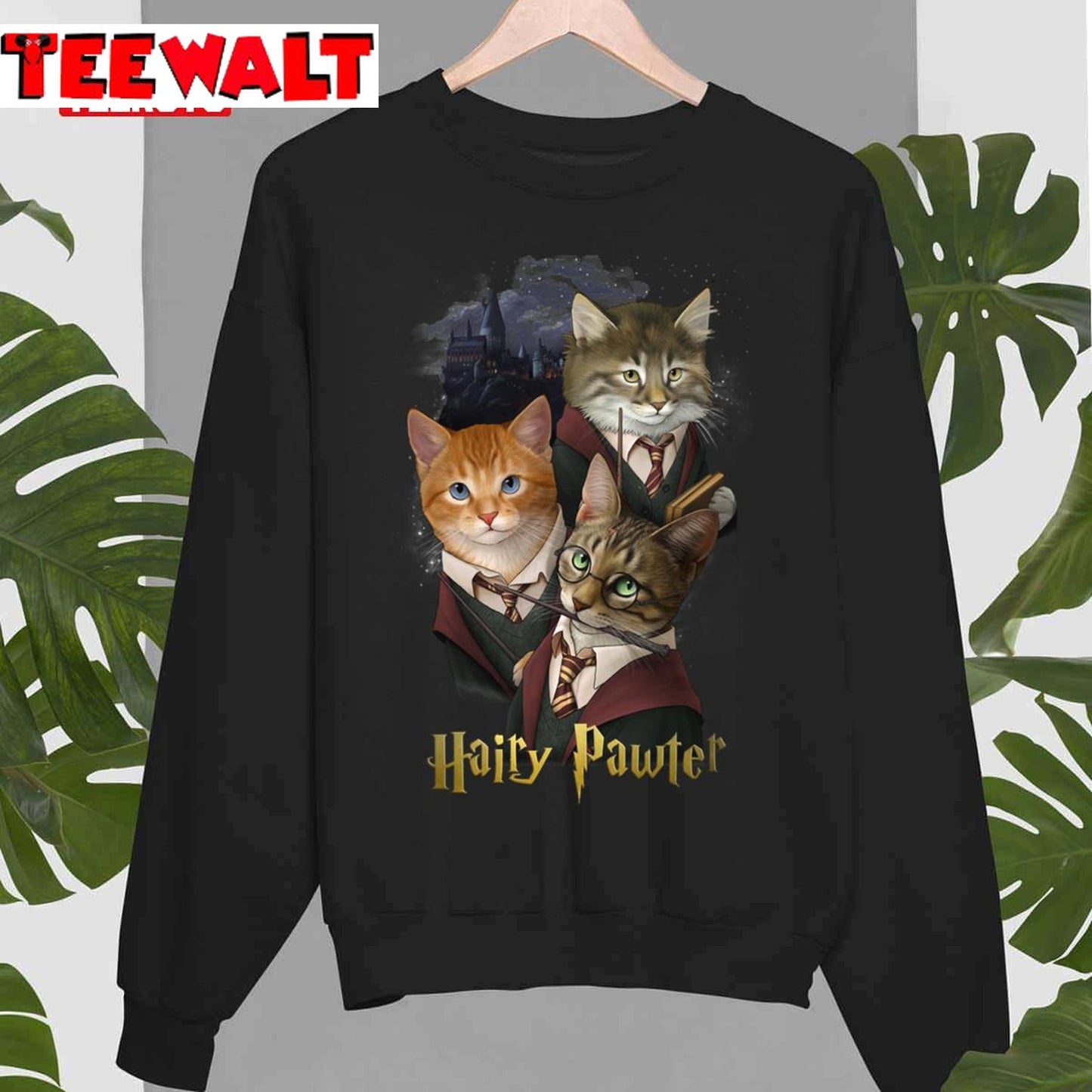 Hairy Pawter Parody Cats Harry Potter Unisex T-Shirt