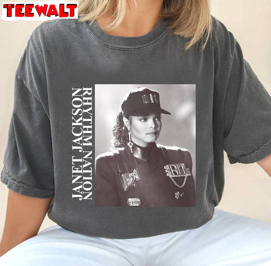 Funny Janet Jackson Tour Shirt, Must Have Short Sleeve Tee Tops Gift For Fan