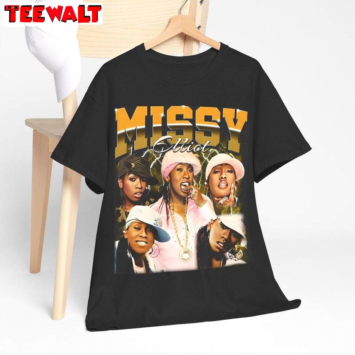 Missy Elliott Cool Design Shirt, Awesome Hip Hop Crewneck Long Sleeve