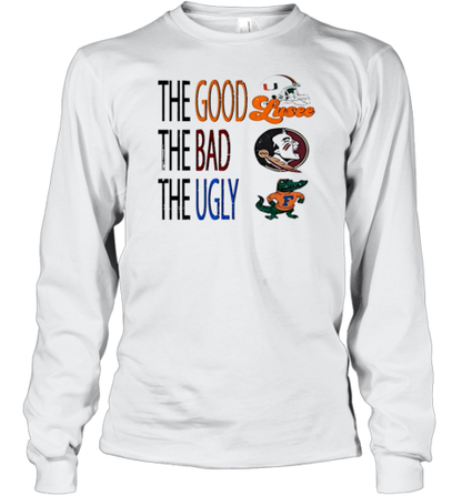 Florida Gators, Florida State Seminoles And Florida Gators The Good The Bad The Ugly T-Shirt