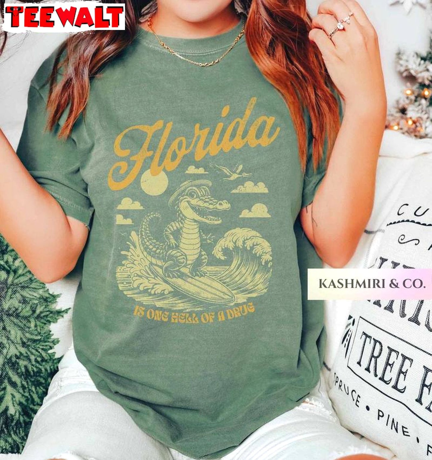 Fantastic Florida Is One Hell Of A Drug Hoodie, Groovy Bury Your Regrets Florida Shirt Tank Top