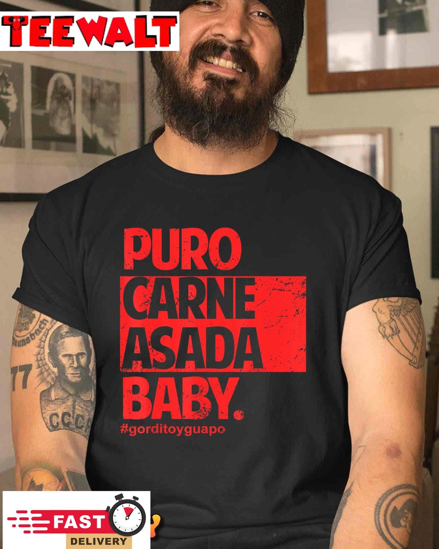 Puro Carne Asada gorditoyguapo T-Shirt