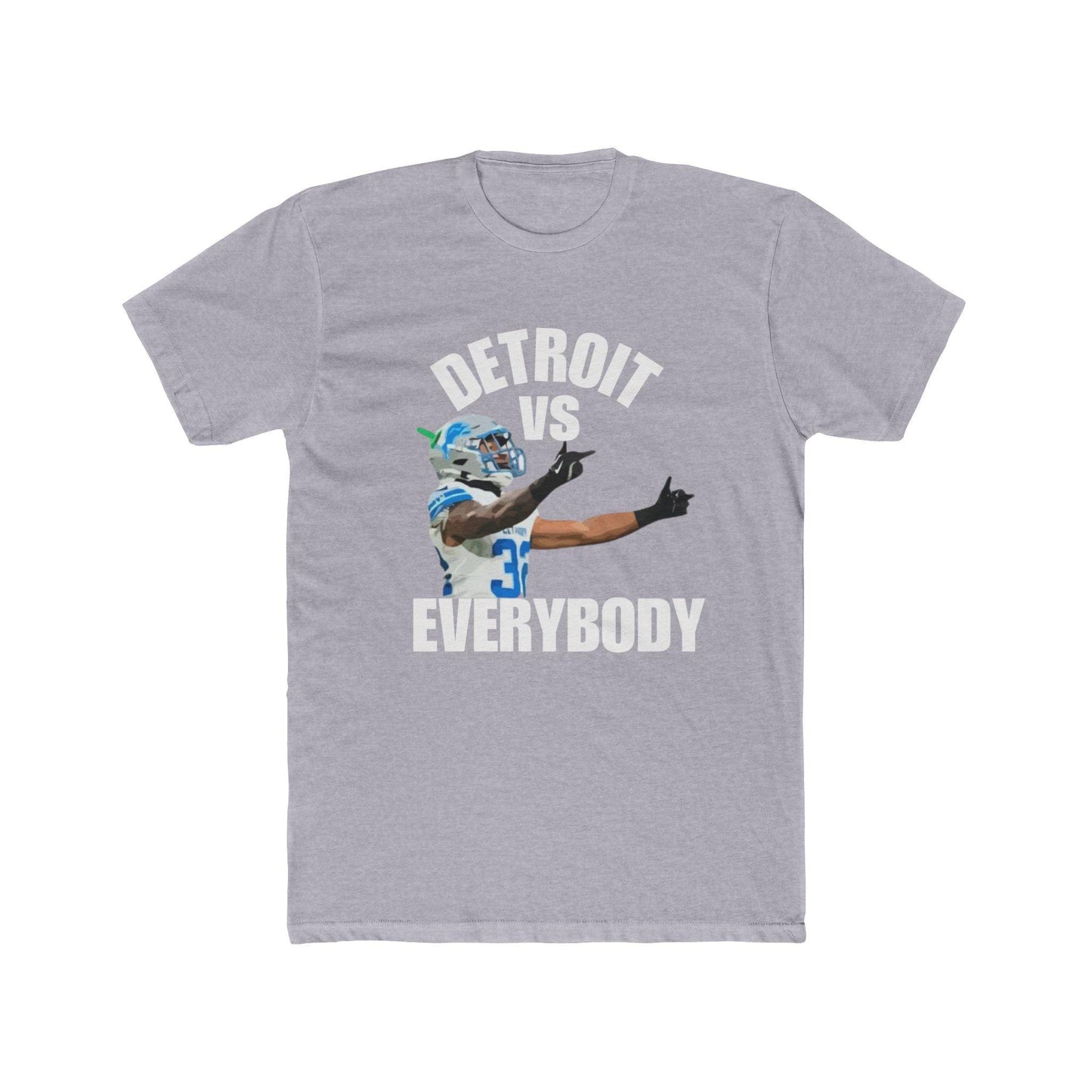 Detroit Lions Brian Branch Vs Everybody Unisex Cotton Tee