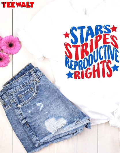 Social Justice Unisex Hoodie, Comfort Stars Stripes And Reproductive Rights Shirt Crewneck