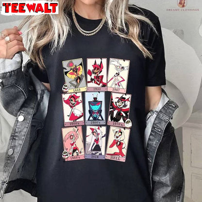 Trendy Hazbin Hotel Shirt, Must Have Hazbin Hotel Characters Sweatshirt Tank Top