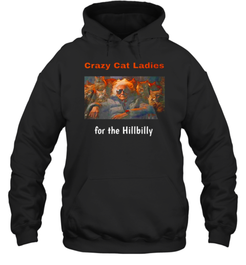 Crazy Cat Ladies For The Hillbilly Trump Vance 2024 T-Shirt