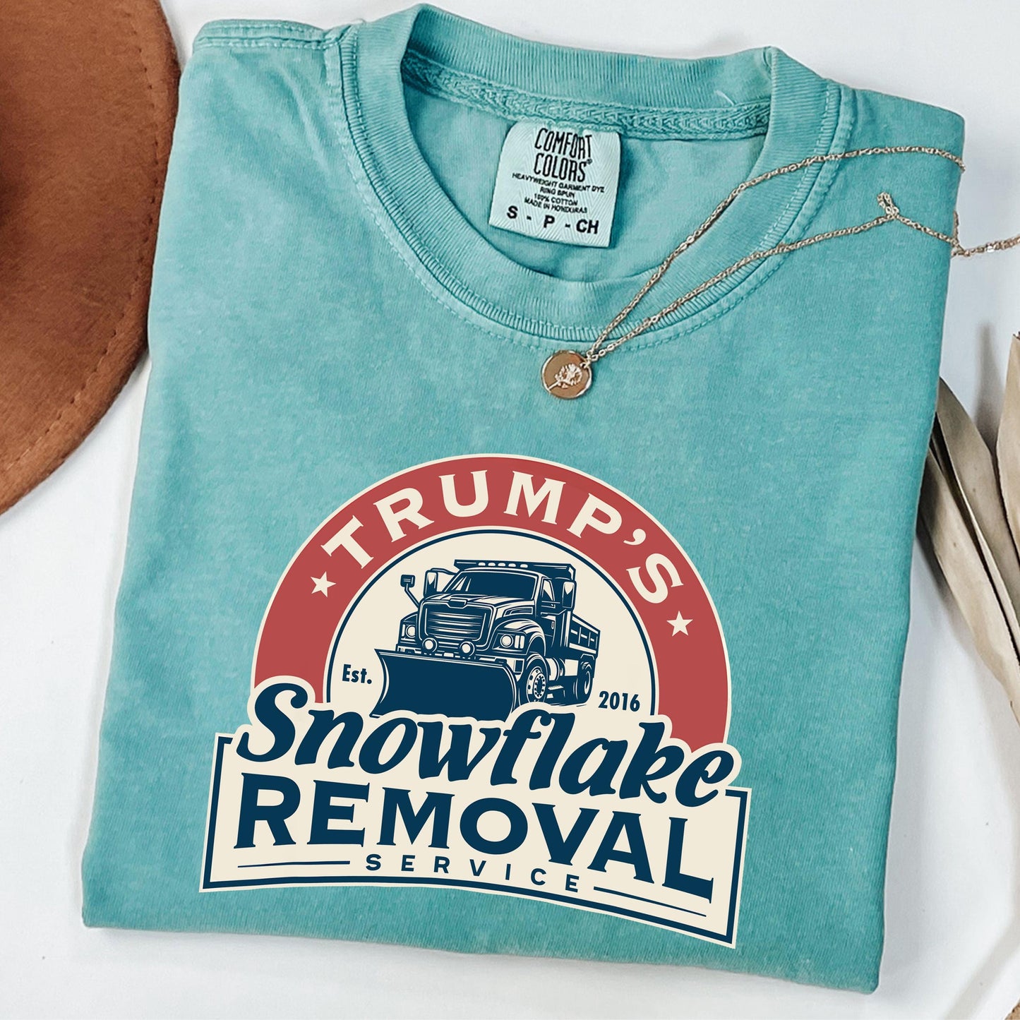 Trump'S Snowflake Removal Service Maga Comfort Colors Shirt