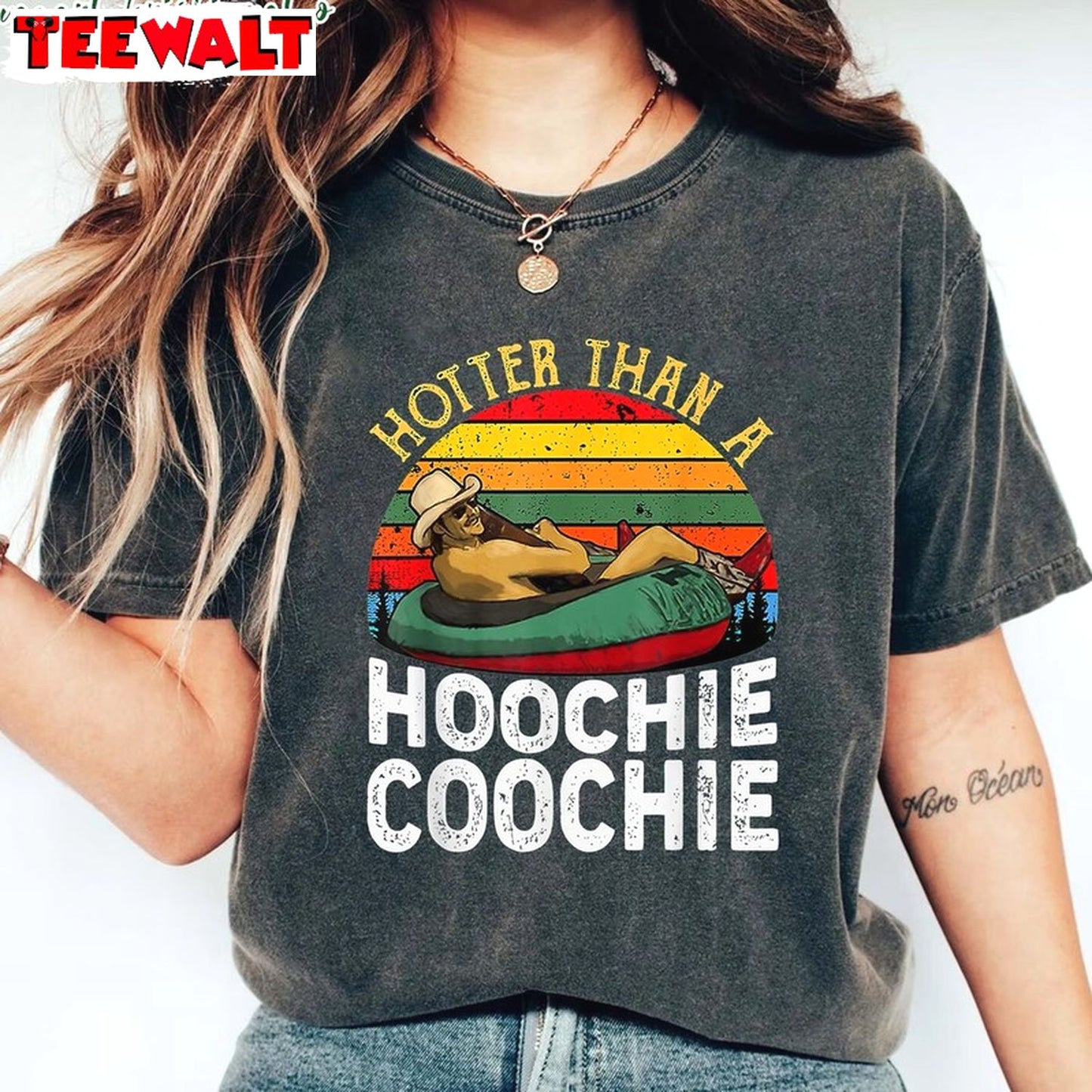 Trendy Hotter Than A Hoochie Coochie Shirt, Hoochie Hoochie Unisex T Shirt Sweater