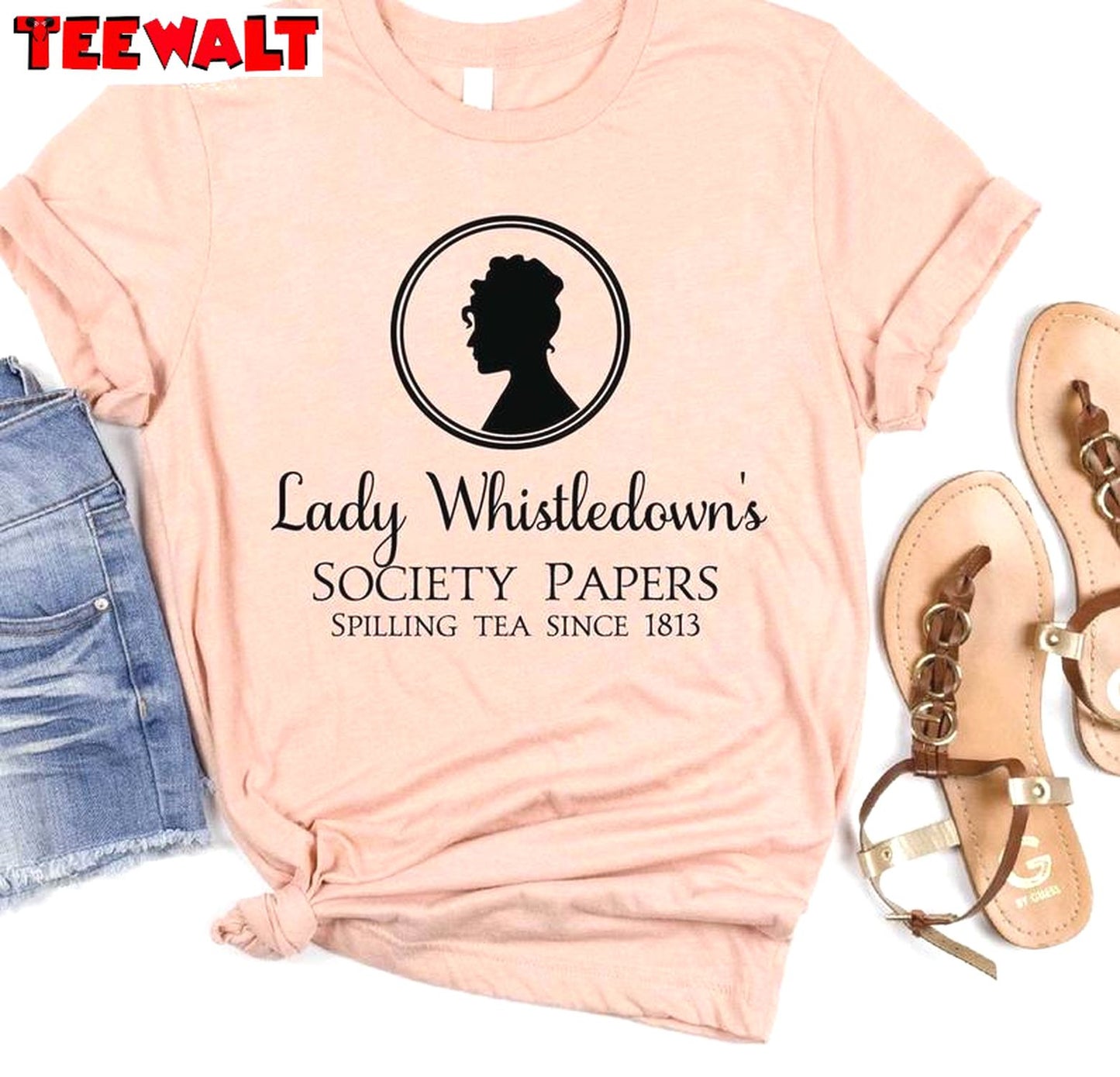 Cool Design Lady Whistledown Shirt, Spill The Tea Crewneck Crewneck