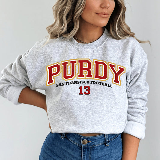 Brock Purdy Vintage San Francisco Football Sweatshirt Niners Hoodie