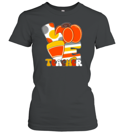 Candy Corn Love Teacher T-Shirt