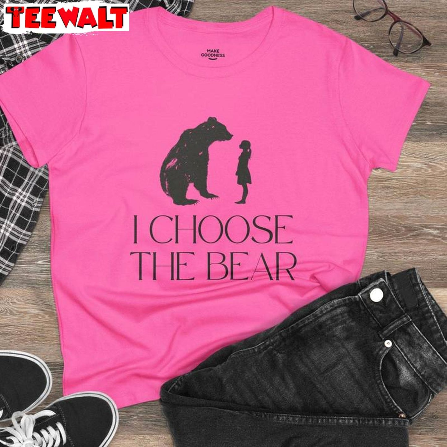 Unique I Choose Bear Shirt, Cool Design Sweatshirt Unisex T Shirt For Men Women