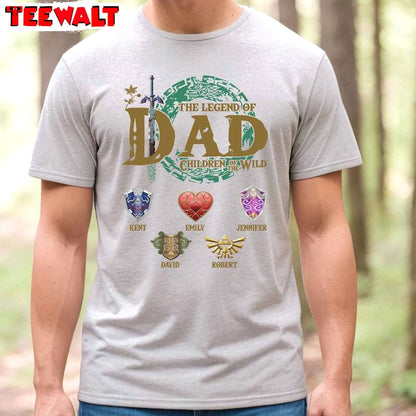 Limited The Legend Of Dad Shirt, Funny Zelda Dad Shirt Long Sleeve Tank Top