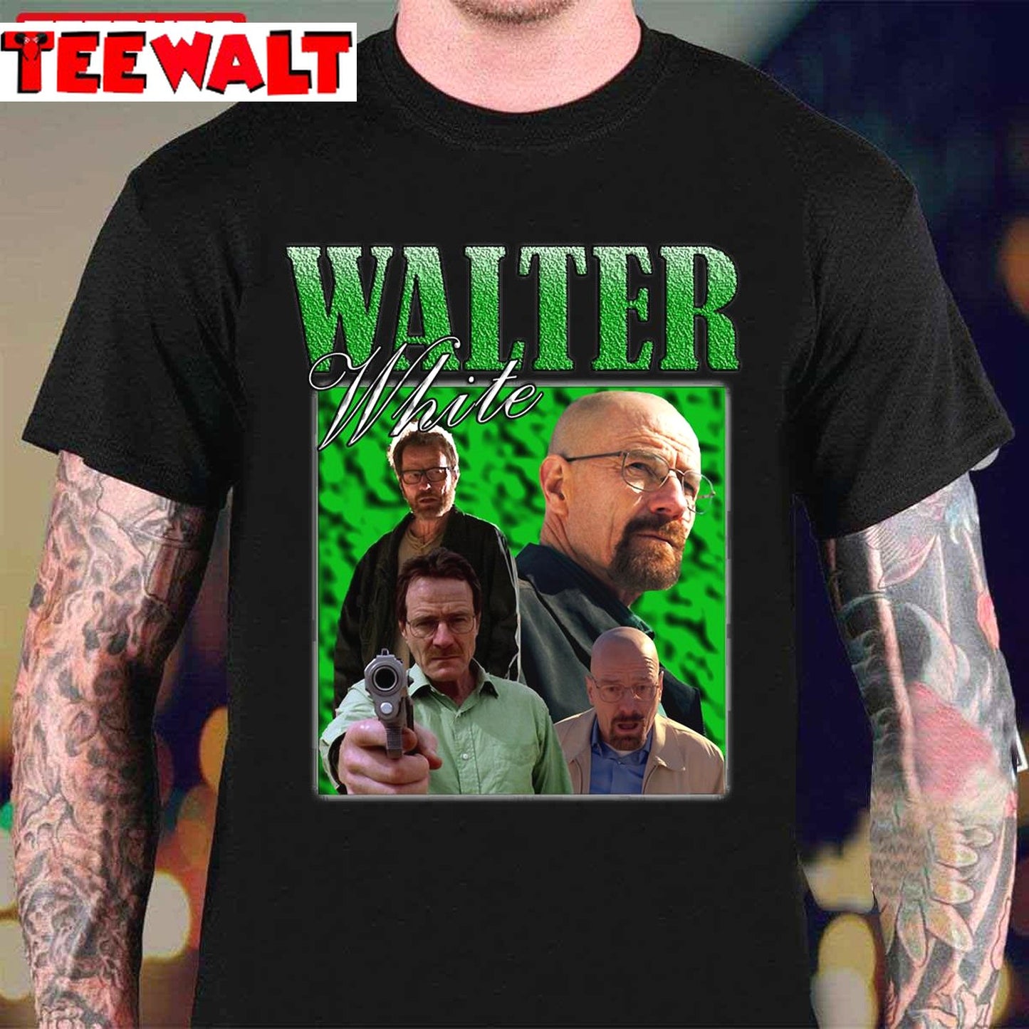 Walter White Tribute Vintage Retro 80s 90s Unisex T-Shirt