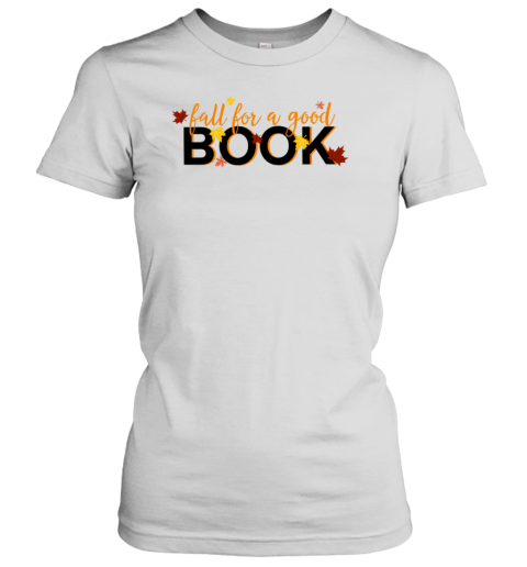 Fall For A Book Maple Leaves Teacher T-Shirt