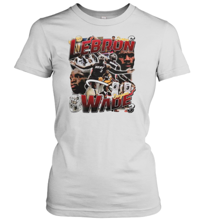 Lebron James And Dwyane Wade &#3912 13 Heat T-Shirt