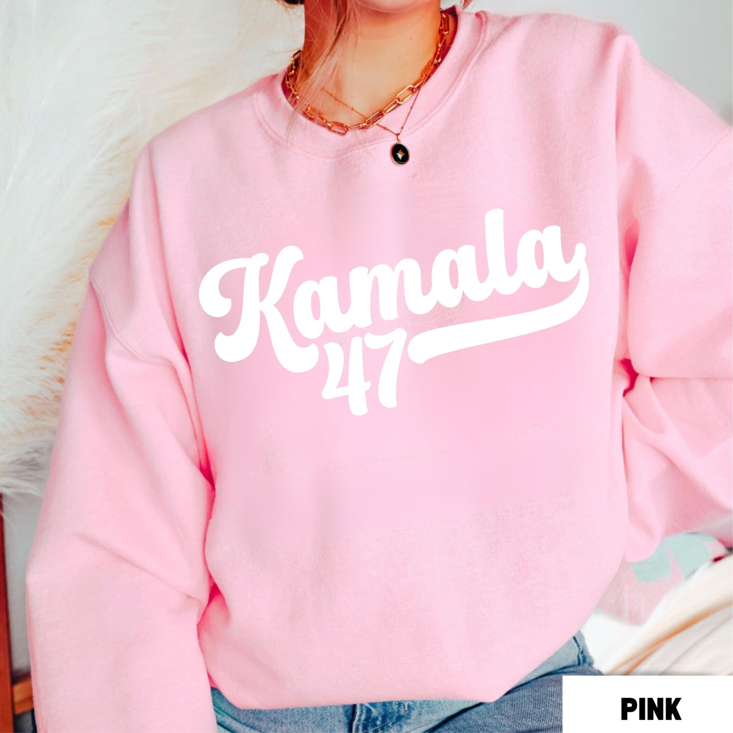 Retro Kamala Harris 2024 Sweatshirt - Female President Election Tee