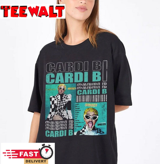 Cardi B Retro Bootleg Rap Invasion of Privacy 90s Shirt