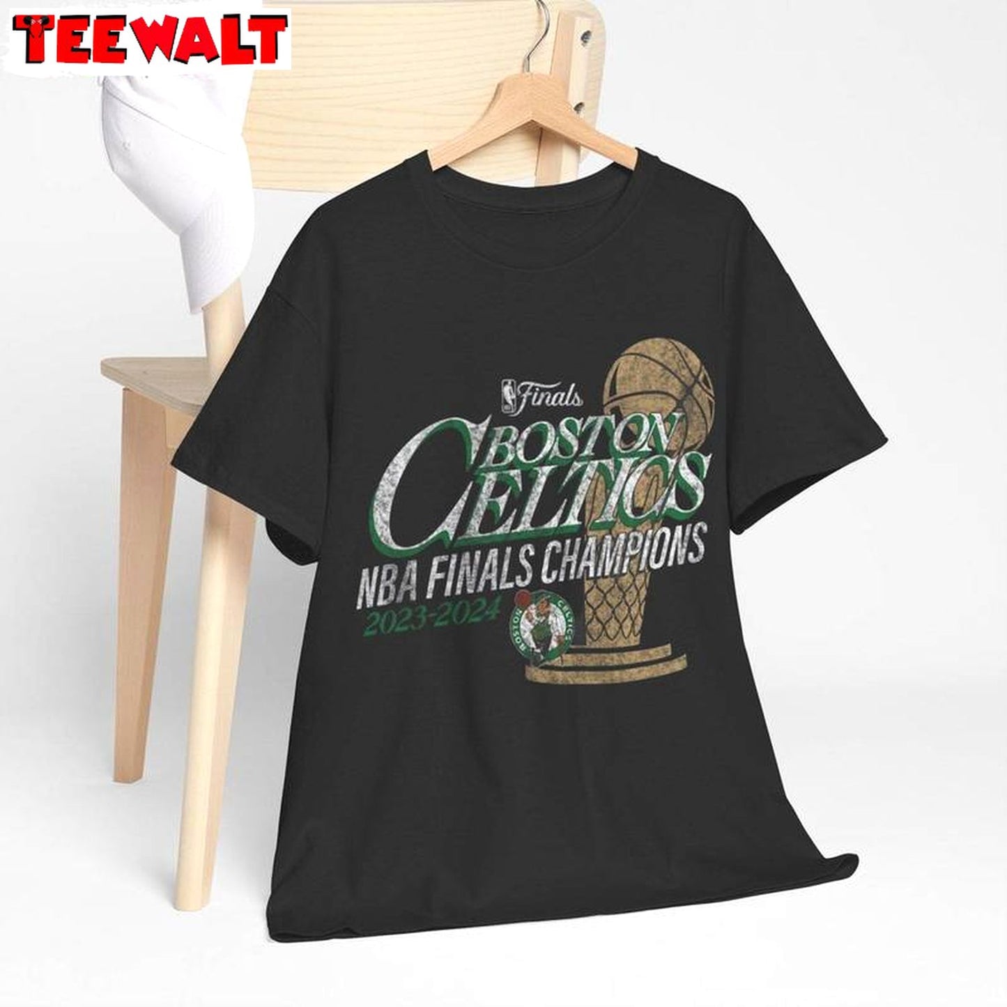 Cool Design Boston Celtics Shirt, Nba Finals Champions Vintage Crewneck Long Sleeve