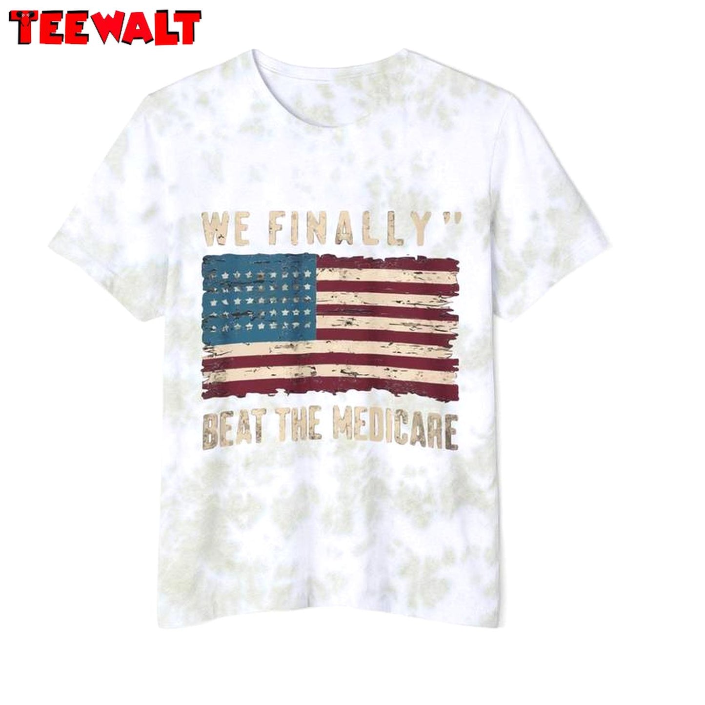 We Finally Beat Medicare Must Have Shirt, Creative USA Flag Unisex Hoodie Crewneck