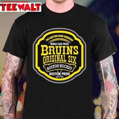 Vintage Boston Hockey Style Unisex T-Shirt