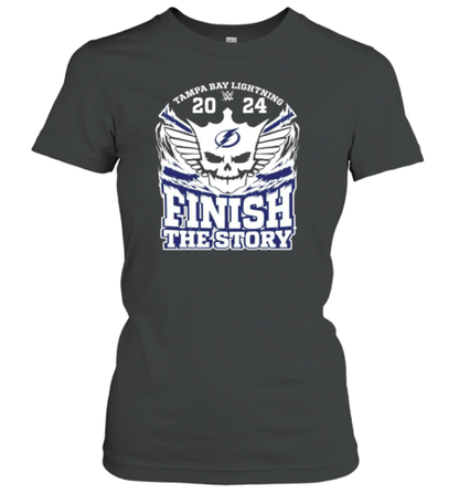 Cody Rhodes X Tampa Bay Lightning 2024 Finish The Story T-Shirt