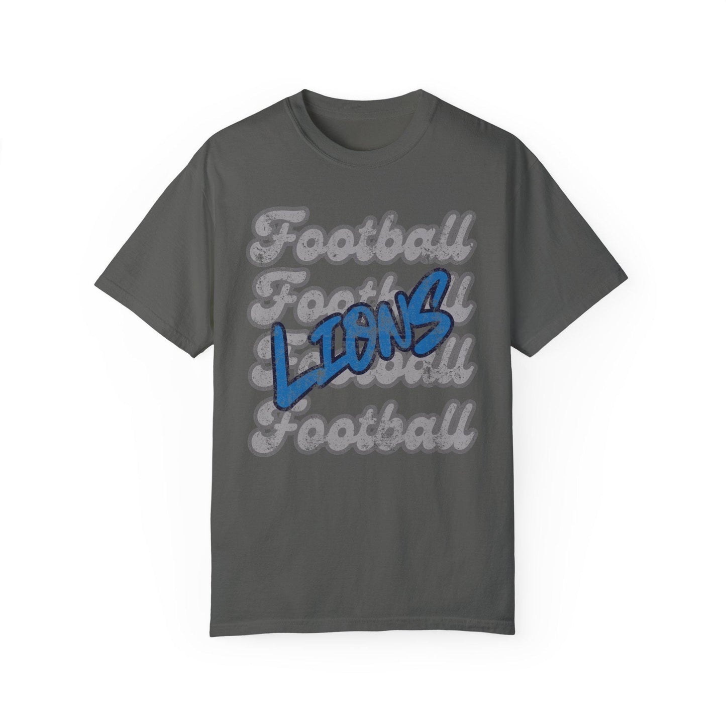 Detroit Football Vintage T-Shirt, Retro Lions Tee