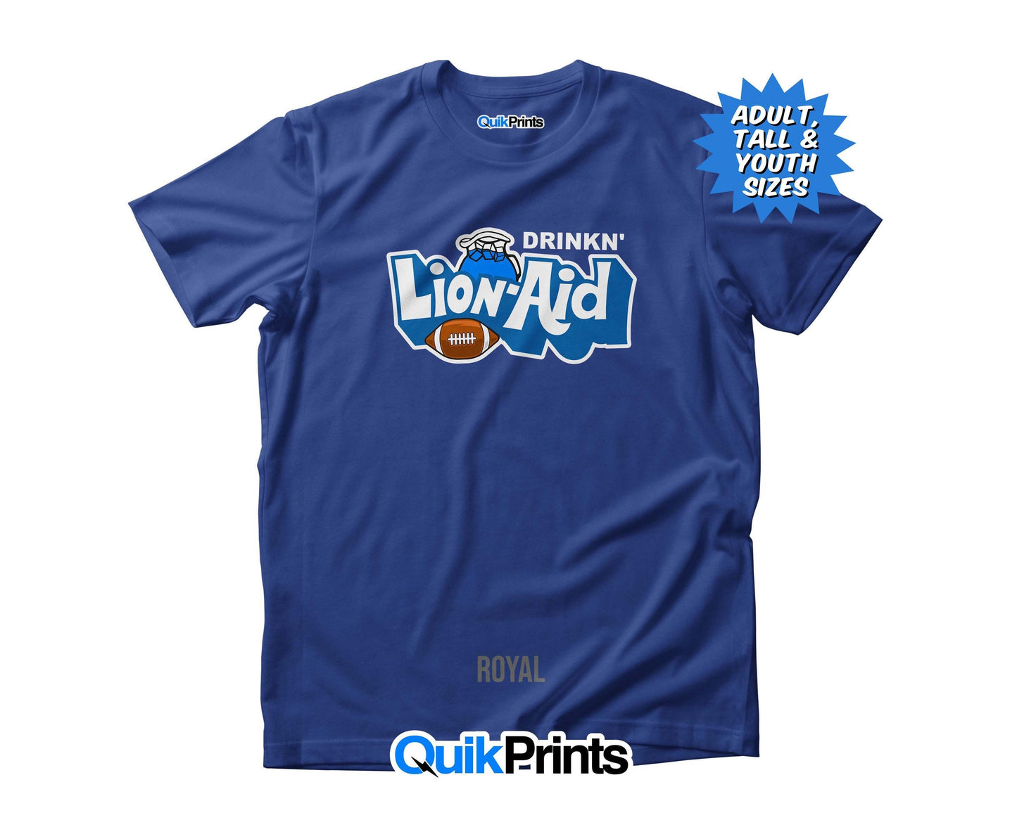 Drinkin' Lion-Aid Shirt - Detroit Football Tee For All Sizes