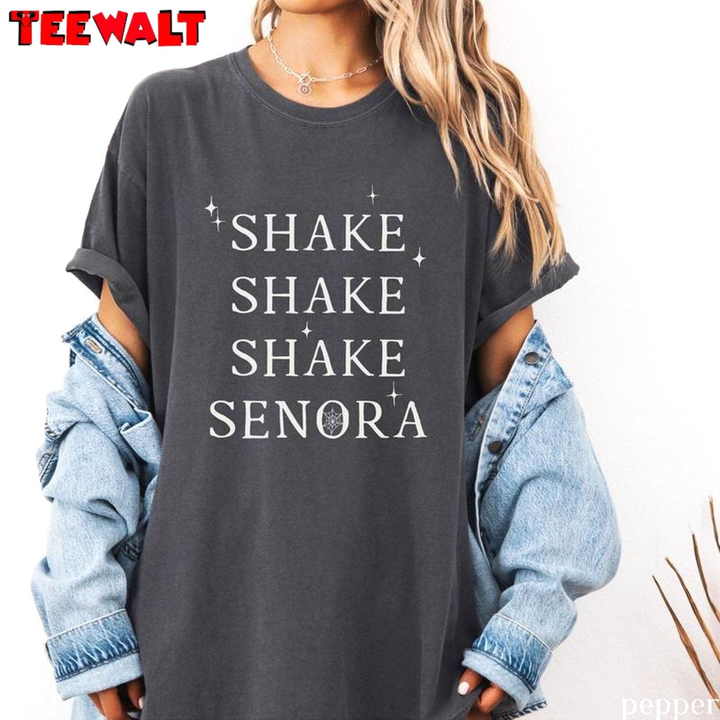 Movie Quotes Cool Design T Shirt , Creative Shake Shake Shake Senora