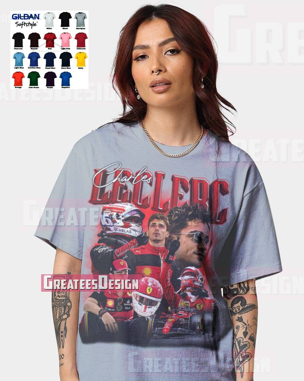 Charles Leclerc Oversize Gee91 Edition Shirt