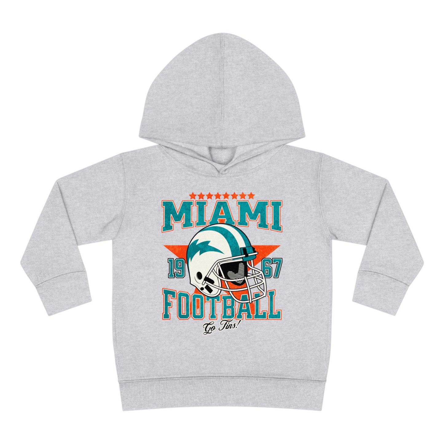 Miami Football Toddler Sweatshirt - Retro Game Day Apparel For Kids