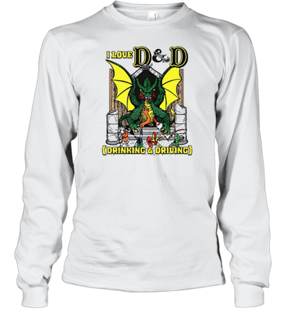 Dragon I Love D And D Drinking And Driving T-Shirt