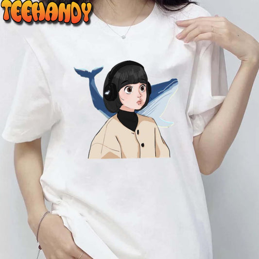 Animated Cute Woo Young Woo Extraordinary Attorney Woo And The Whale Unsex T-Shirt