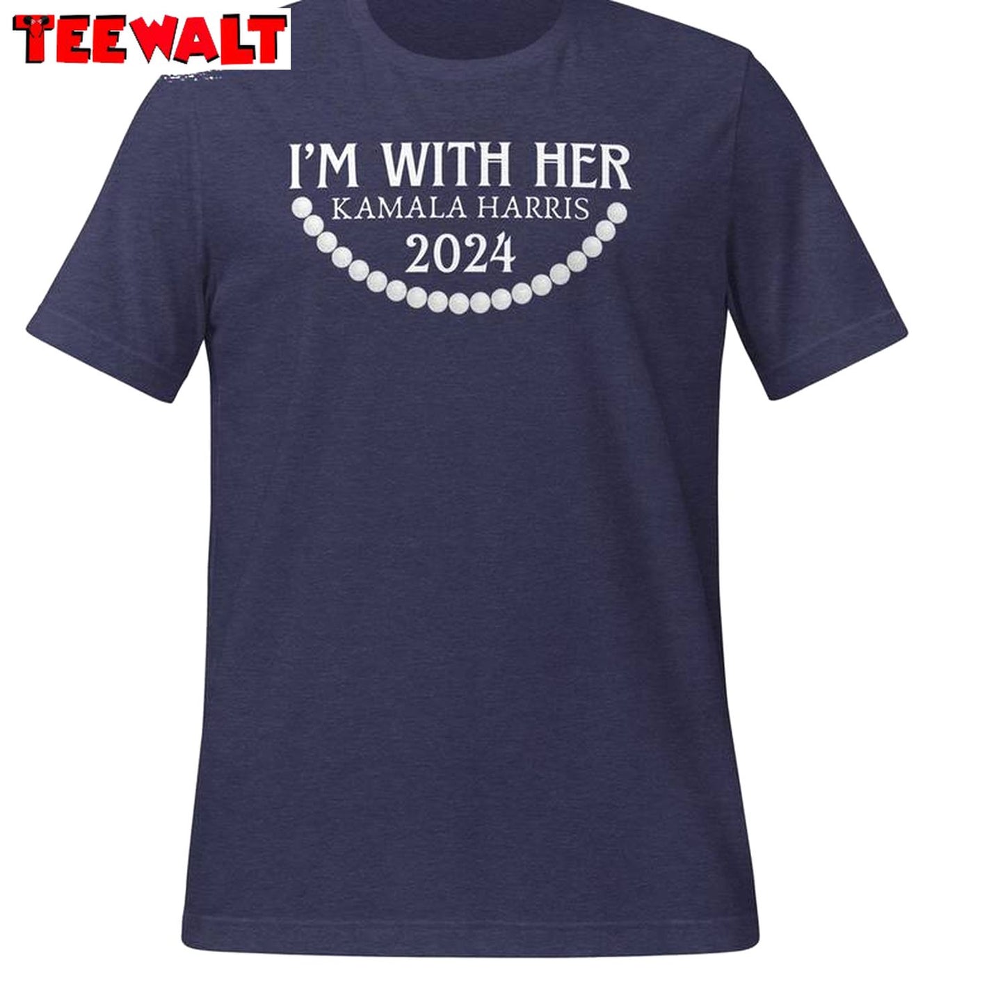 Basic I'm With Her Kamala Shirt, 2024 Election Unisex T