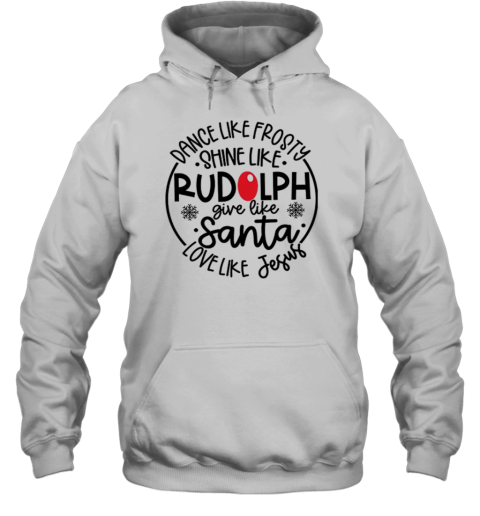 Dance Like Frosty Shine Like Rudolph Teacher T-Shirt