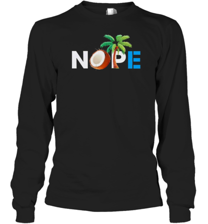 Nope Coconut Tree Kamala Harris T-Shirt